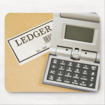 Calculator and Ledger (2) Mouse Pads