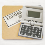 Calculator and Ledger (2) Mouse Pads