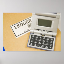Calculator and Ledger (2) Poster