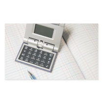 Calculator and Ledger (3) Rectangle Sticker