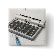Calculator and Ledger (4) Pinback Button
