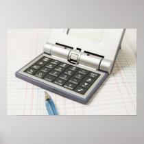 Calculator and Ledger (4) Poster