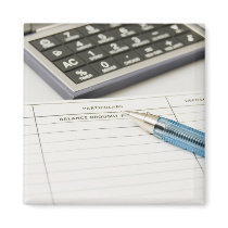 Calculator and Ledger (5) Magnet