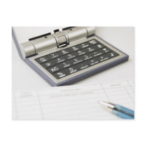 Calculator and Ledger (6) Post Card