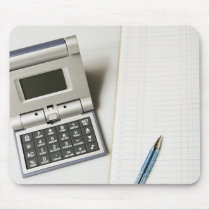 Calculator and Ledger Mouse Pad