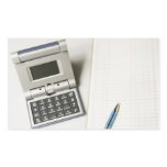 Calculator and Ledger Rectangle Sticker