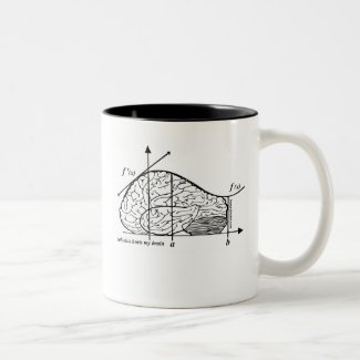 Calculus Hurts My Brain Mug mug