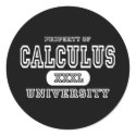 Calculus University Dark stickers