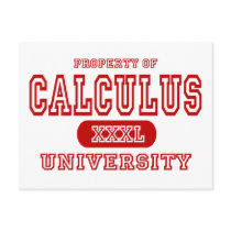 Calculus University postcards by universityshirts Calculus University postcards