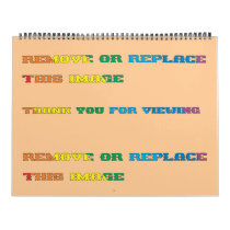 Calendar 13 Month 2012 Customize plate 57