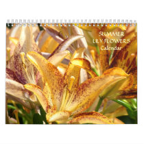 CALENDAR 2010 LILIES Calendar LILY Flowers Summer by Basleeartprintgifts CALENDAR 2010 LILIES Calendar LILY Flowers Summer