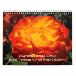 CALENDAR 2010 ORANGE Roses Calendar Rose Flowers