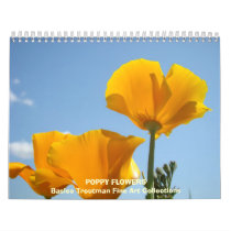 CALENDAR 2010 Poppies Calendar POPPY Flowers by Basleeartprintgifts CALENDAR 2010 Poppies Calendar POPPY Flowers