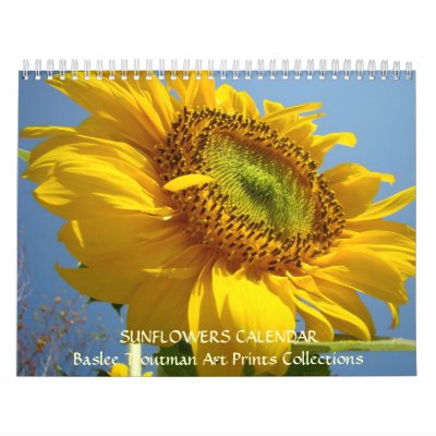 CALENDAR 2010 Sunflowers Calendar Sun Flower