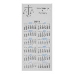 Calendar 2011 - Law office - Rack Card rack cards