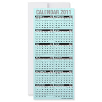 Calendar 2011 Rack Card Happy Hanukkah Menorah