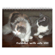 Calendar 2011 with cats