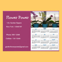 Calendar 2012 business card invitations
