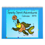 CALENDAR 2012 - Sparky Sport Adventures funny cute