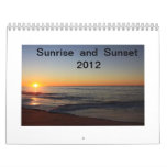 Calendar 2012 - Sunrise and Sunset