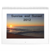 Calendar 2012 - Sunrise and Sunset