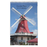 Calendar 2013  Favorite Places