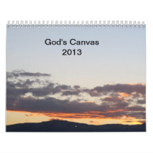 Calendar 2013-God's Canvas