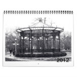 Calendar, a year with the Bulldog calendars