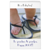 Calendar baby boy..