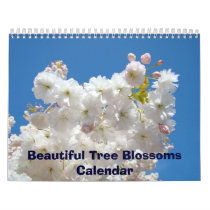 Calendar Beautiful Tree Blossoms Flowers Calendars