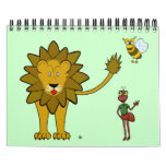 CALENDAR "cartoon art" funny animals