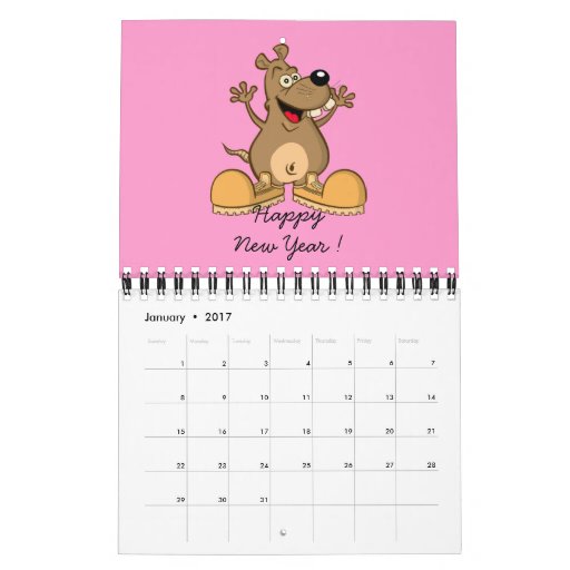 CALENDAR "cartoon art" funny frog | Zazzle