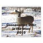 Calendar -  Coosawattee Deer in the snow 2010