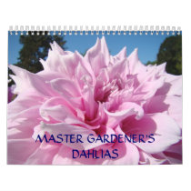 CALENDAR FLORAL Master Gardener's Dahlias Gifts by Basleeartprintgifts CALENDAR FLORAL Master Gardener's Dahlias Gifts