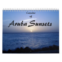 Calendar of Aruba Sunsets