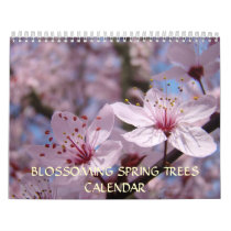 CALENDAR Office BLOSSOMING SPRING TREES Flowers by Basleeartprintgifts CALENDAR Office BLOSSOMING SPRING TREES Flowers