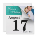 Calendar Page Save the Date Photo invitation
