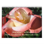 CALENDAR PINK Roses Calendar Rose Flowers