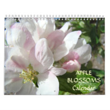 CALENDAR PINK TREE Apple BLOSSOMS Spring