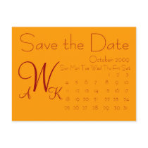 Calendar Save the date postcards by kreeves02 Calendar Save the date postcards