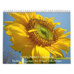 CALENDAR Sunflowers Calendar Sun Flower