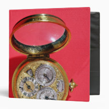 Calendar watch, c.1690 3 ring binders