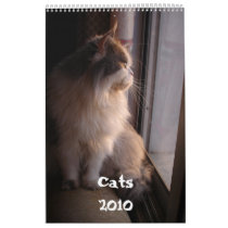 Calendar with cats - Customized