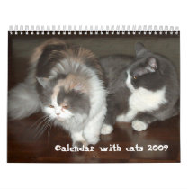 Calendar with cats - Customized - Customized by Emazevedo Calendar with cats - Customized - Customized