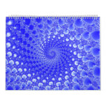 Calendar with fractal images.