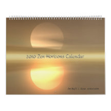 Calendario 2010 de los horizontes del zen