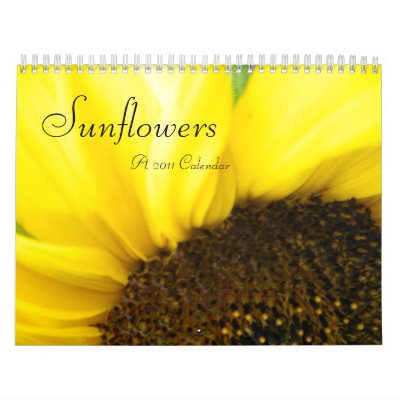 Calendario 2011 de la colección del girasol Calendario 2011 de la colección del girasol