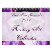 Calendario 2011 del arte de la fantasía de Leah Ja