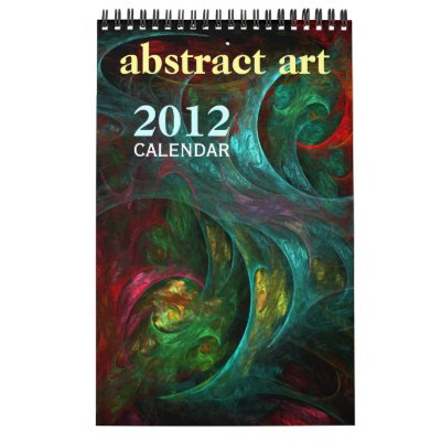 Calendario 2012 de la bella arte del arte abstract Calendario 2012 de la bella arte del arte abstract