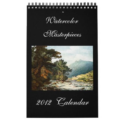 Calendario 2012 del arte de las pinturas de la acu Calendario 2012 del arte de las pinturas de la acu